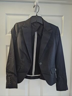 Express Size 0 Black Fitted Blazer